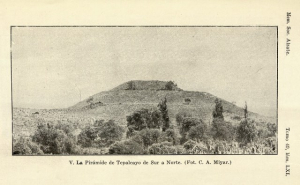 La pirámide de Tepalcayo. 1929. Carlos Alonso Miyar.