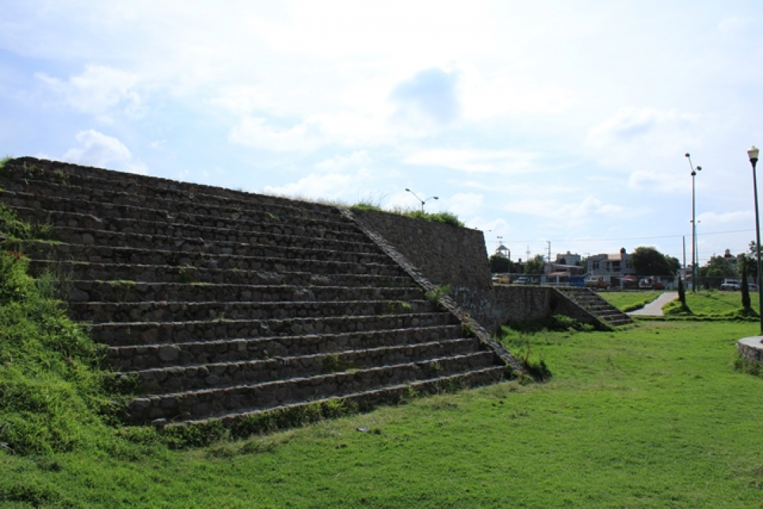 Detalle del sitio arqueológico La Manzanilla. 2021. Foto de Edgar Esaú sales Broca.