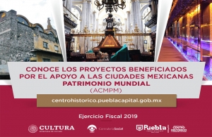 CONTRALORÍA SOCIAL: PROYECTOS BENEFICIADOS POR EL APOYO A LAS CIUDADES MEXICANAS PATRIMONIO MUNDIAL 2019